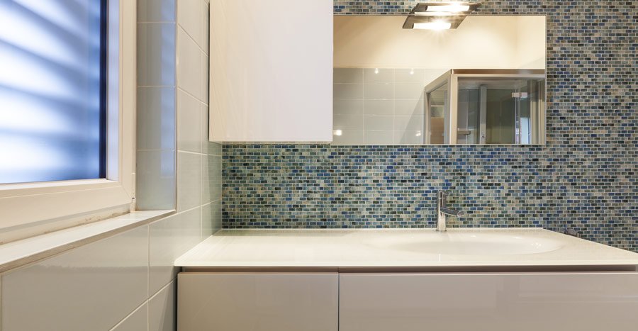 Custom Tile Backsplash at Nonn's