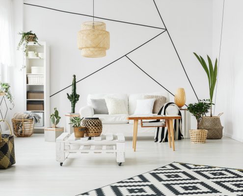 Geometric Living Room Design