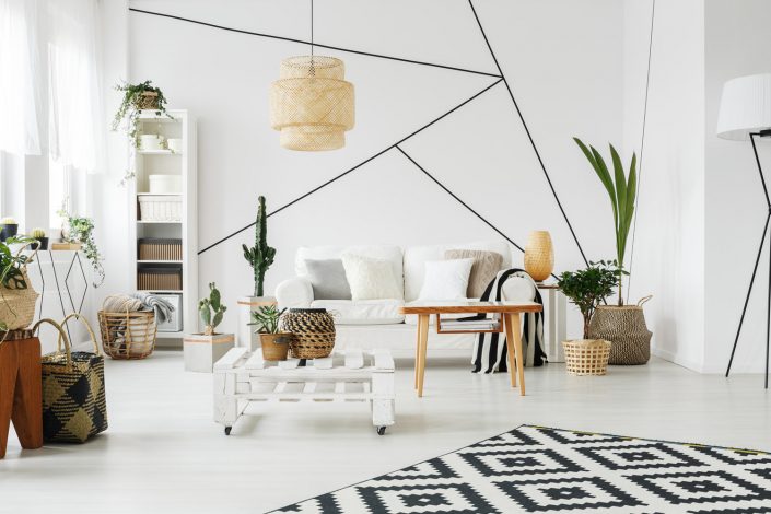 Geometric Living Room Design