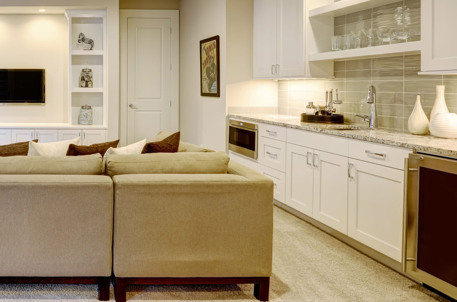 Basement Wet Bar Cabinets