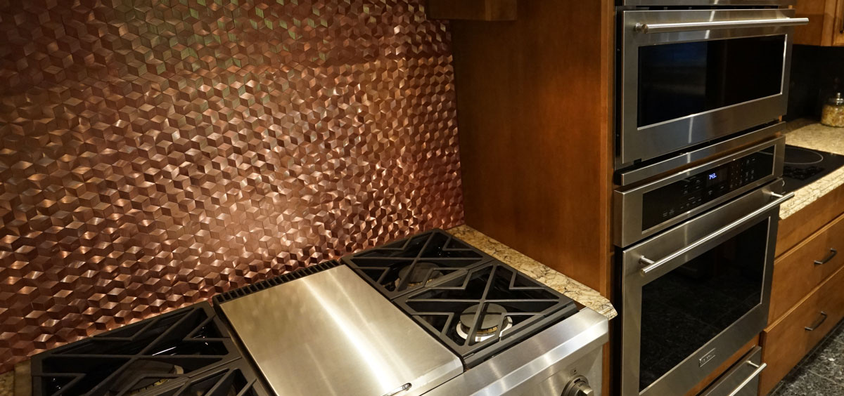 Bronze Backsplash in Madison, WI