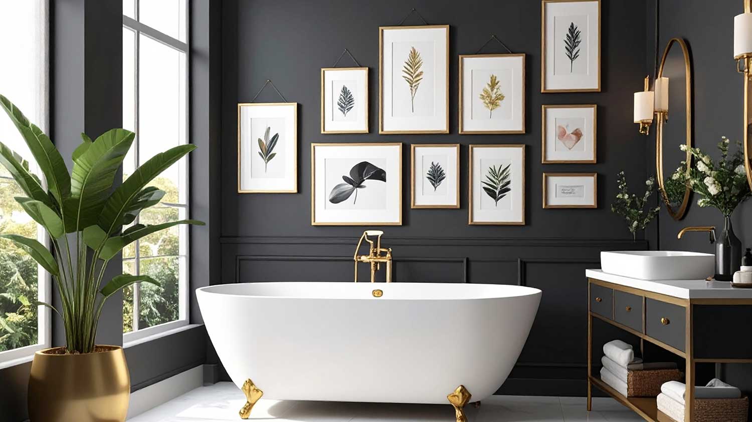 Bathroom Gallery Wall - Nonn's Insiders List